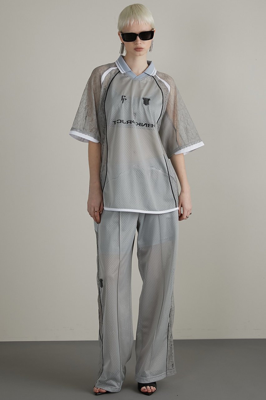 【プランク プロジェクト/PRANK PROJECT】のメッシュトラックパンツ / Mesh Track Pants 人気、トレンドファッション・服の通販 founy(ファニー) 　ファッション　Fashion　レディースファッション　Fashion for Women　パンツ　Pants & Trousers　おすすめ　Recommended / Our Picks　スポーティ　Sporty, Casual Athletic　セットアップ　Set-Up, Coordinated Outfit　ブライト　Bright, Shiny　ミックス　Mix, Mixed Style　メッシュ　Mesh, Net Fabric　レース　Lace, Lace Fabric　エレガント 上品　Elegant　other-2|ID: prp329100003942446 ipo3291000000035646173