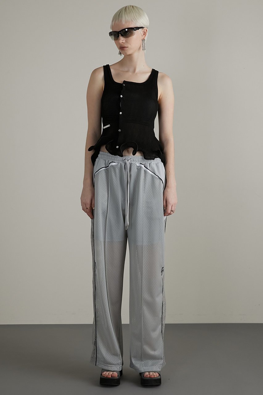 【プランク プロジェクト/PRANK PROJECT】のメッシュトラックパンツ / Mesh Track Pants 人気、トレンドファッション・服の通販 founy(ファニー) 　ファッション　Fashion　レディースファッション　Fashion for Women　パンツ　Pants & Trousers　おすすめ　Recommended / Our Picks　スポーティ　Sporty, Casual Athletic　セットアップ　Set-Up, Coordinated Outfit　ブライト　Bright, Shiny　ミックス　Mix, Mixed Style　メッシュ　Mesh, Net Fabric　レース　Lace, Lace Fabric　エレガント 上品　Elegant　other-8|ID: prp329100003942446 ipo3291000000035646187