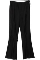 【プランク プロジェクト/PRANK PROJECT】のシースルーアウトシームフレアパンツ / See-Through Outseam Flare Pants BLK(ブラック)|ID:prp329100003942449