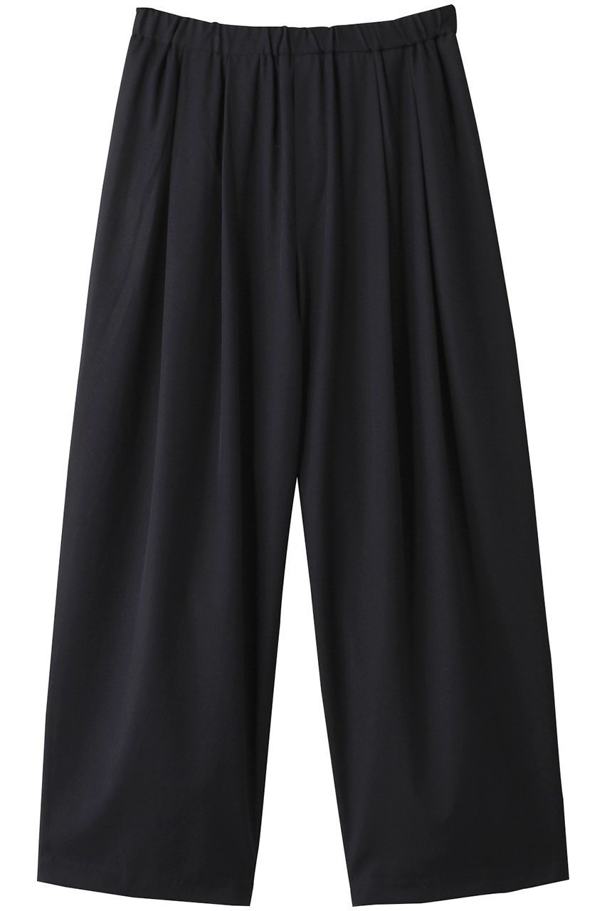 【ミズイロ インド/mizuiro ind】のwide tuck PT パンツ インテリア・キッズ・メンズ・レディースファッション・服の通販 founy(ファニー) 　ファッション　Fashion　レディースファッション　Fashion for Women　パンツ　Pants & Trousers　なめらか　Smooth, Silky Texture　ギャザー　Gathered, Ruffled　ワイド　Wide, Wide Fit　navyA|ID: prp329100003942504 ipo3291000000032817792