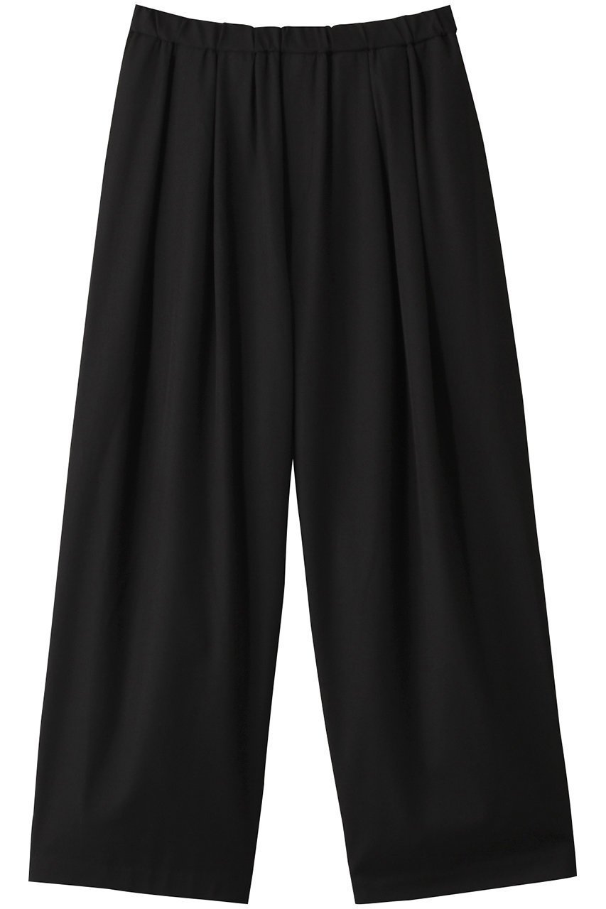 【ミズイロ インド/mizuiro ind】のwide tuck PT パンツ インテリア・キッズ・メンズ・レディースファッション・服の通販 founy(ファニー) 　ファッション　Fashion　レディースファッション　Fashion for Women　パンツ　Pants & Trousers　なめらか　Smooth, Silky Texture　ギャザー　Gathered, Ruffled　ワイド　Wide, Wide Fit　blackA|ID: prp329100003942504 ipo3291000000032817793