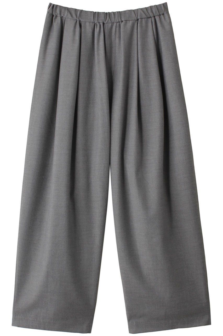 【ミズイロ インド/mizuiro ind】のwide tuck PT パンツ インテリア・キッズ・メンズ・レディースファッション・服の通販 founy(ファニー) 　ファッション　Fashion　レディースファッション　Fashion for Women　パンツ　Pants & Trousers　なめらか　Smooth, Silky Texture　ギャザー　Gathered, Ruffled　ワイド　Wide, Wide Fit　grayA|ID: prp329100003942504 ipo3291000000032817794