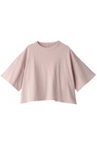 【スリー ドッツ/three dots】のヨガ クロップドワイドTシャツ 人気、トレンドファッション・服の通販 founy(ファニー) ファッション Fashion レディースファッション WOMEN トップス・カットソー Tops/Tshirt シャツ/ブラウス Shirts/Blouses ロング / Tシャツ T-Shirts カットソー Cut and Sewn クロップド Cropped ショート Short シンプル Simple スリーブ Sleeve トレンド Trend ヨガ Yoga 半袖 Short Sleeve thumbnail ソフト モーブ|ID: prp329100003944179 ipo3291000000026017661