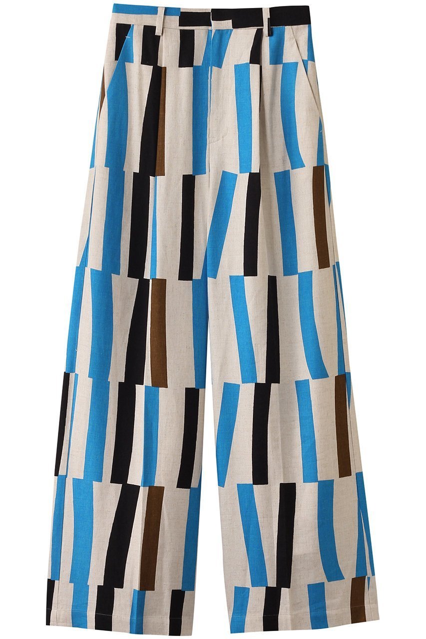 【スリー ドッツ/three dots】のレーヨンリネン パンツ インテリア・キッズ・メンズ・レディースファッション・服の通販 founy(ファニー) 　ファッション　Fashion　レディースファッション　Fashion for Women　パンツ　Pants & Trousers　ストレート　Straight, Straight Cut　バランス　Balance, Style Balance　リネン　Linen, Linen Fabric　エレガント 上品　Elegant　定番　Standard, Basic Item　マルチカラー|ID: prp329100003944181 ipo3291000000035068739