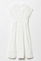 【アルアバイル/allureville】の【LOULOU WILLOUGHBY】リップルタックワンピース 人気、トレンドファッション・服の通販 founy(ファニー) ファッション Fashion レディースファッション Fashion for Women ワンピース Dresses チュニック Tunic Tops & Dresses スタンド Stand Collar, Upright Stand スリーブ Sleeve, Long Sleeve / Short Sleeve チュニック Tunic, Long Top フィット Fit, Slim Fit フレンチ French, French Style ロング Long, Long-Length 夏 Summer thumbnail ホワイト|ID: prp329100003944190 ipo3291000000032916575
