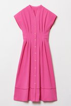 【アルアバイル/allureville】の【LOULOU WILLOUGHBY】リップルタックワンピース 人気、トレンドファッション・服の通販 founy(ファニー) ファッション Fashion レディースファッション Fashion for Women ワンピース Dresses チュニック Tunic Tops & Dresses スタンド Stand Collar, Upright Stand スリーブ Sleeve, Long Sleeve / Short Sleeve チュニック Tunic, Long Top フィット Fit, Slim Fit フレンチ French, French Style ロング Long, Long-Length 夏 Summer thumbnail ピンク|ID: prp329100003944190 ipo3291000000032916579