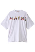 【マルニ/MARNI】のフラワーロゴTシャツ リリーホワイト|ID:prp329100003944215