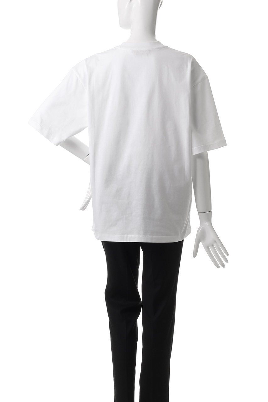 【マルニ/MARNI】のフラワーロゴTシャツ 人気、トレンドファッション・服の通販 founy(ファニー) 　ファッション　Fashion　レディースファッション　Fashion for Women　トップス・カットソー　Cut & Sew Tops　シャツ・ブラウス・オフィスカジュアル　Elegant Blouses & Button-Ups　ロングTシャツ・Tシャツ　Longline T-Shirts & Tees　カットソー・ベーシックTシャツ　Cut-and-Sewn Tops / Stretch Tees & Basics　ショート　Short, Short Length　シンプル　Simple, Minimal　スリーブ　Sleeve, Long Sleeve / Short Sleeve　フラワー　Flower, Floral　other-4|ID: prp329100003944215 ipo3291000000032864986