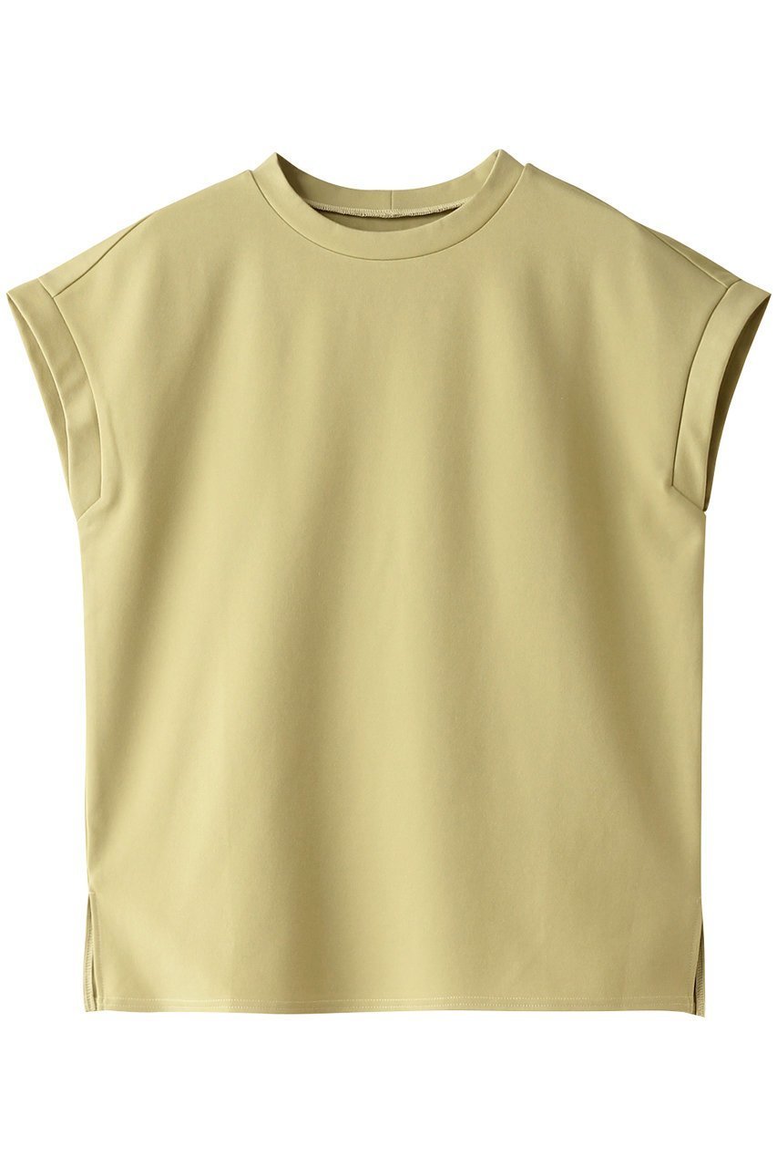 【アドーア/ADORE】のイージージャージーカットソー インテリア・キッズ・メンズ・レディースファッション・服の通販 founy(ファニー) 　ファッション　Fashion　レディースファッション　Fashion for Women　トップス・カットソー　Cut & Sew Tops　シャツ・ブラウス・オフィスカジュアル　Elegant Blouses & Button-Ups　ロングTシャツ・Tシャツ　Longline T-Shirts & Tees　カットソー・ベーシックTシャツ　Cut-and-Sewn Tops / Stretch Tees & Basics　ウォッシャブル　Machine Washable　ショート　Short, Short Length　ストレッチ　Stretch, Stretchy Fabric　スリーブ　Sleeve, Long Sleeve / Short Sleeve　ボトム　Bottoms, Lower Wear　夏　Summer　定番　Standard, Basic Item　ライトグリーン|ID: prp329100003944219 ipo3291000000032894394