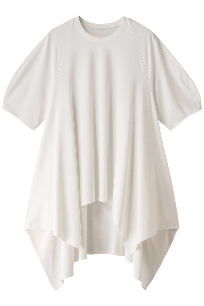 【アドーア/ADORE】のコンパクトポンチカットソー インテリア・キッズ・メンズ・レディースファッション・服の通販 founy(ファニー) 　ファッション　Fashion　レディースファッション　Fashion for Women　トップス・カットソー　Cut & Sew Tops　シャツ・ブラウス・オフィスカジュアル　Elegant Blouses & Button-Ups　ロングTシャツ・Tシャツ　Longline T-Shirts & Tees　カットソー・ベーシックTシャツ　Cut-and-Sewn Tops / Stretch Tees & Basics　コンパクト　Compact, Small Size　ショート　Short, Short Length　シンプル　Simple, Minimal　スリーブ　Sleeve, Long Sleeve / Short Sleeve　ホワイト|ID: prp329100003944221 ipo3291000000032894421