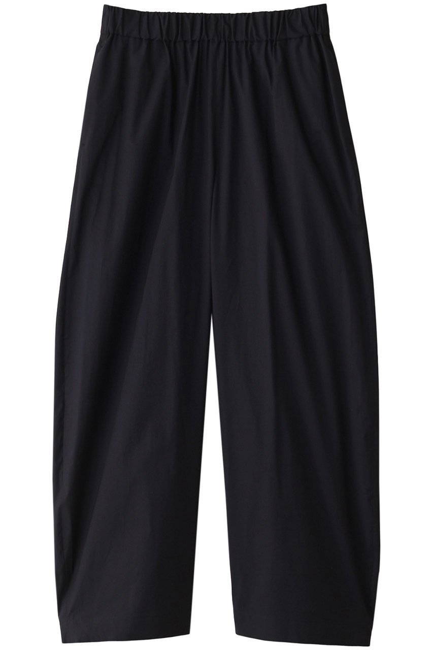 【プレインピープル/PLAIN PEOPLE】のタイプライターバンディングパンツ インテリア・キッズ・メンズ・レディースファッション・服の通販 founy(ファニー) 　ファッション　Fashion　レディースファッション　Fashion for Women　パンツ　Pants & Trousers　クロップド　Cropped, Short Length　タイプライター　Typewriter Fabric, Crisp Cotton　ネイビー|ID: prp329100003944236 ipo3291000000035581377