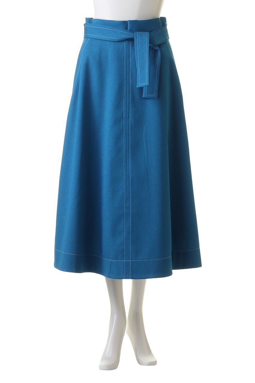 【アルアバイル/allureville】のリノツイルステッチフレアースカート 人気、トレンドファッション・服の通販 founy(ファニー) 　ファッション　Fashion　レディースファッション　Fashion for Women　スカート　Skirts　ロングスカート　Long Skirts / Maxi & Midi Skirts　シンプル　Simple, Minimal　フェミニン　Feminine, Girly　フレア　Flare, Flared　ロング　Long, Long-Length　ワーク　Workwear, Utility Style　other-2|ID: prp329100003944246 ipo3291000000032822472