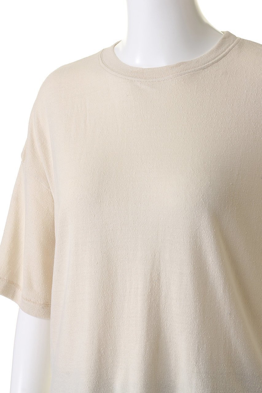 【マリリンムーン/MARILYN MOON】の【WALANCE】シルクノイルプレーンジャージークロップドTシャツ 人気、トレンドファッション・服の通販 founy(ファニー) 　ファッション　Fashion　レディースファッション　Fashion for Women　トップス・カットソー　Cut & Sew Tops　シャツ・ブラウス・オフィスカジュアル　Elegant Blouses & Button-Ups　ロングTシャツ・Tシャツ　Longline T-Shirts & Tees　カットソー・ベーシックTシャツ　Cut-and-Sewn Tops / Stretch Tees & Basics　クロップド　Cropped, Short Length　ショート　Short, Short Length　シルク　Silk, 100% Silk　スリーブ　Sleeve, Long Sleeve / Short Sleeve　ネップ　Nepp, Slub Yarn　other-5|ID: prp329100003945636 ipo3291000000035792197