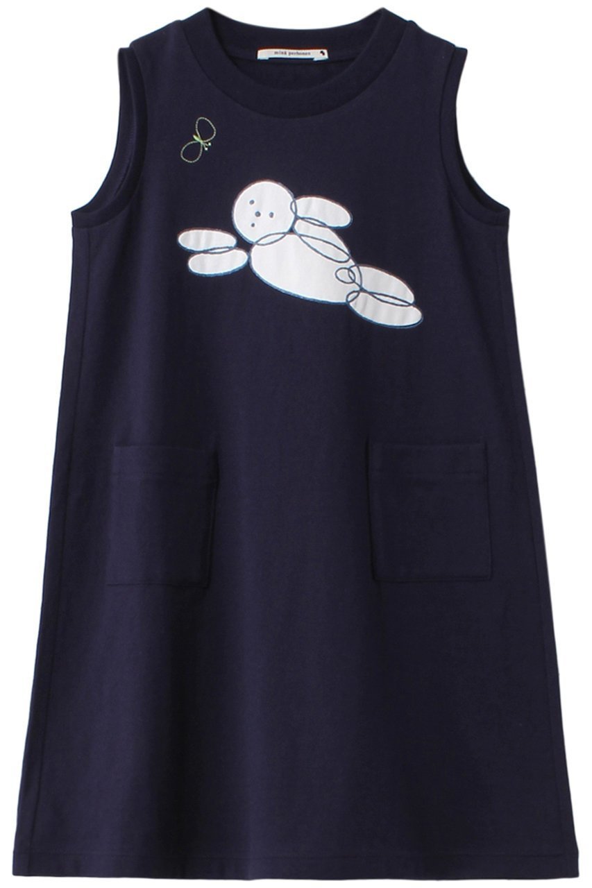 【ミナ ペルホネン/mina perhonen / KIDS】の【KIDS】amitie ワンピース ネイビー 100/3Y インテリア・キッズ・メンズ・レディースファッション・服の通販 founy(ファニー) 　ファッション　Fashion　キッズファッション　Fashion for Kids　ワンピース　Dresses　プリント　Print, Printed Pattern　夏　Summer　ネイビー|ID: prp329100003945639 ipo3291000000036236757