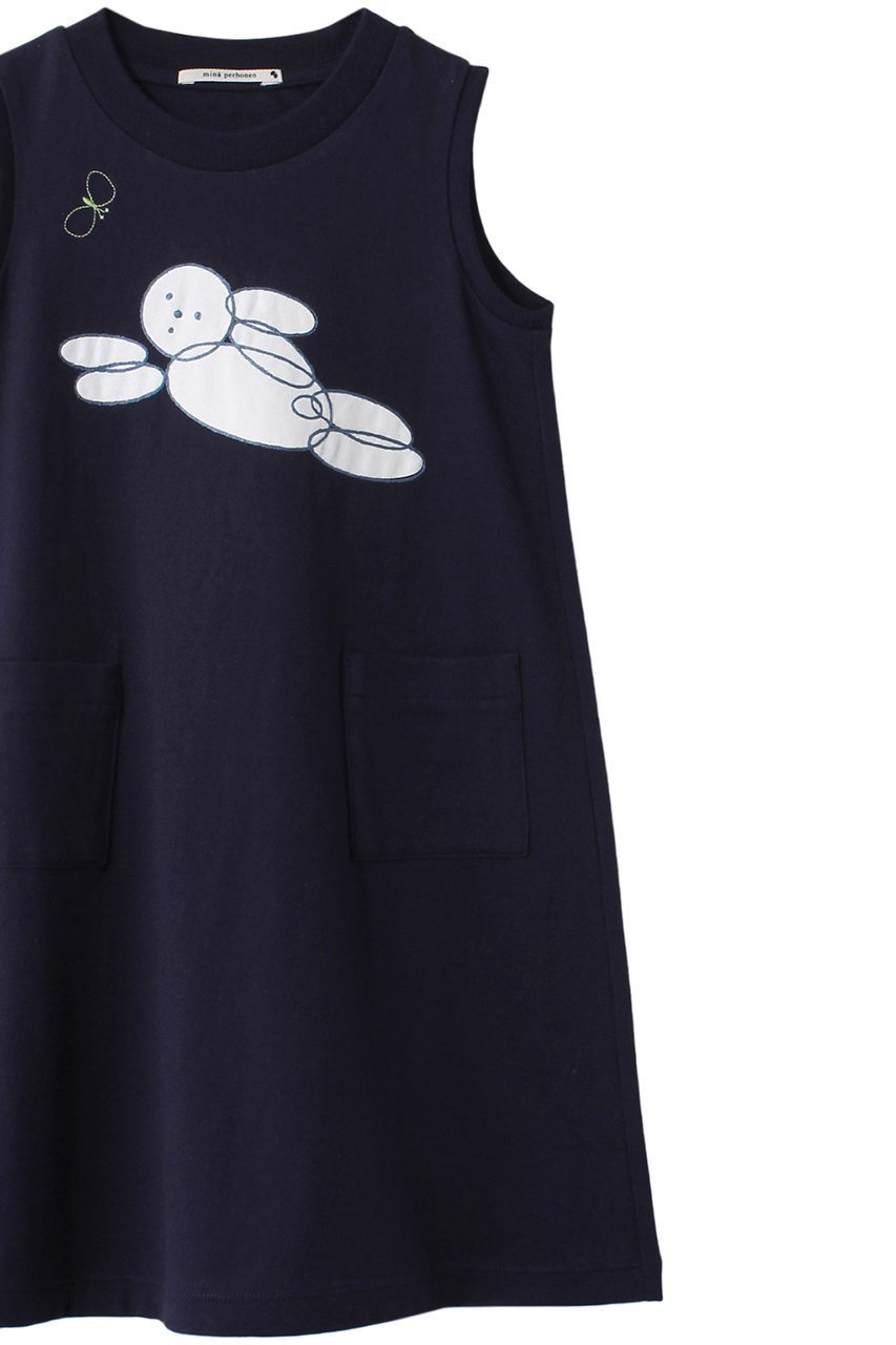【ミナ ペルホネン/mina perhonen / KIDS】の【KIDS】amitie ワンピース ネイビー 100/3Y 人気、トレンドファッション・服の通販 founy(ファニー) 　ファッション　Fashion　キッズファッション　Fashion for Kids　ワンピース　Dresses　プリント　Print, Printed Pattern　夏　Summer　other-3|ID: prp329100003945639 ipo3291000000036236762