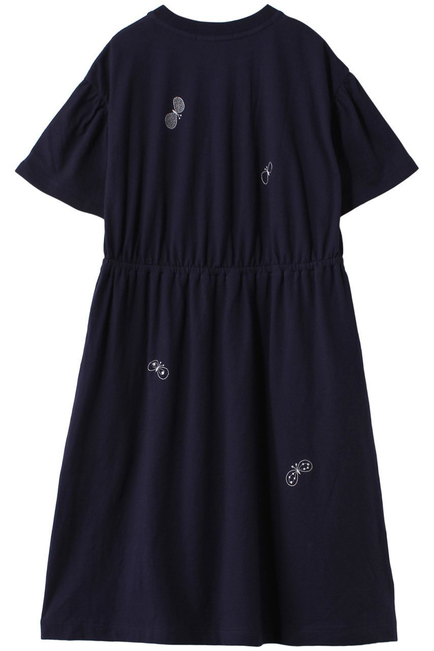 【ミナ ペルホネン/mina perhonen / KIDS】の【KIDS】choucho ワンピース ネイビー 130/8Y 人気、トレンドファッション・服の通販 founy(ファニー) ファッション Fashion キッズファッション Fashion for Kids ワンピース Dresses 旅行 Travel other-2|ID: prp329100003945641 ipo3291000000036236774