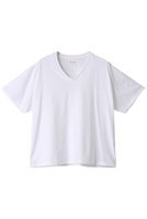 【スリー ドッツ/three dots】のパウダリーコットン VネックTシャツ 人気、トレンドファッション・服の通販 founy(ファニー) ファッション Fashion レディースファッション WOMEN トップス・カットソー Tops/Tshirt シャツ/ブラウス Shirts/Blouses ロング / Tシャツ T-Shirts カットソー Cut and Sewn Vネック V-Neck インド India ショート Short シンプル Simple スリーブ Sleeve ミックス Mix 吸水 Water Absorption |ID:prp329100003945668