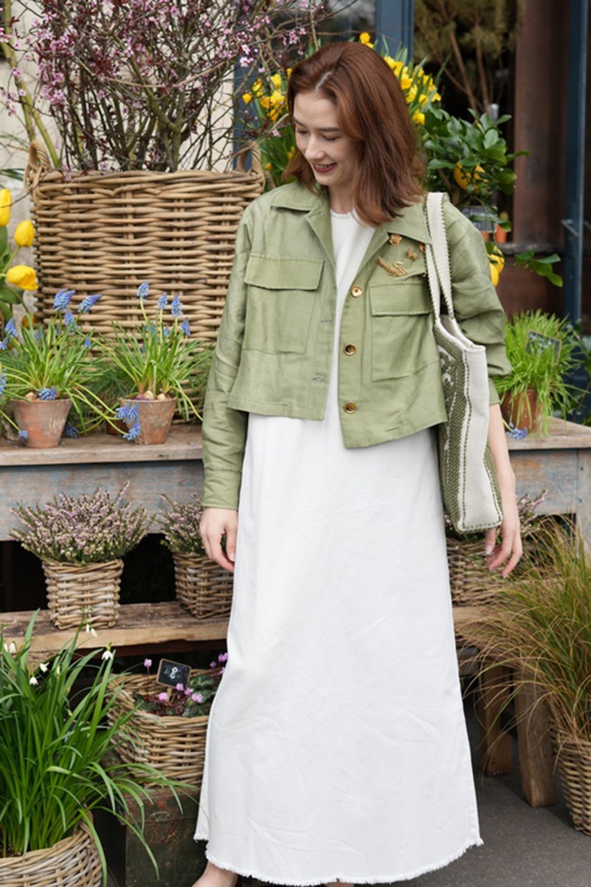 【アロー/aLORS】のVeste avec broches Demeter feminine 人気、トレンドファッション・服の通販 founy(ファニー) 　ファッション　Fashion　レディースファッション　Fashion for Women　アウター　Coat / Outerwear Collection　レディースジャケット・軽アウター　Jackets　イタリア　Italy　春　Spring　コレクション　Collection, Seasonal Line　ジャケット　Jacket, Outerwear　ネップ　Nepp, Slub Yarn　リネン　Linen, Linen Fabric　2022年　2022　2022-2023秋冬・A/W　Autumn/Winter 2022–23 AW22–23　おすすめ　Recommended / Our Picks　犬　Dog　other-7|ID: prp329100003948472 ipo3291000000032956186