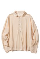 【アロー/aLORS】のPolo shirt Nectar 人気、トレンドファッション・服の通販 founy(ファニー) ファッション Fashion レディースファッション Fashion for Women トップス・カットソー Cut & Sew Tops シャツ・ブラウス・オフィスカジュアル Elegant Blouses & Button-Ups ロングTシャツ・Tシャツ Longline T-Shirts & Tees ポロシャツ・きれいめカジュアル Smart-Casual Polo Tops カットソー・ベーシックTシャツ Cut-and-Sewn Tops / Stretch Tees & Basics スリーブ Sleeve, Long Sleeve / Short Sleeve ロング Long, Long-Length エレガント 上品 Elegant thumbnail イエロー|ID: prp329100003948474 ipo3291000000032939454