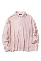 【アロー/aLORS】のPolo shirt Nectar 人気、トレンドファッション・服の通販 founy(ファニー) ファッション Fashion レディースファッション Fashion for Women トップス・カットソー Cut & Sew Tops シャツ・ブラウス・オフィスカジュアル Elegant Blouses & Button-Ups ロングTシャツ・Tシャツ Longline T-Shirts & Tees ポロシャツ・きれいめカジュアル Smart-Casual Polo Tops カットソー・ベーシックTシャツ Cut-and-Sewn Tops / Stretch Tees & Basics スリーブ Sleeve, Long Sleeve / Short Sleeve ロング Long, Long-Length エレガント 上品 Elegant thumbnail ピンク|ID: prp329100003948474 ipo3291000000032939461