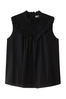 【ビリティス ディセッタン/Bilitis dix-sept ans】のハイネックレースブラウス 人気、トレンドファッション・服の通販 founy(ファニー) ファッション Fashion レディースファッション Fashion for Women トップス・カットソー Cut & Sew Tops キャミソール&ノースリーブ Camisoles & Sleeveless Tops シャツ・ブラウス・オフィスカジュアル Elegant Blouses & Button-Ups シンプル Simple, Minimal ノースリーブ Sleeveless, No-Sleeve ハイネック High Neck, Mock Neck フェミニン Feminine, Girly |ID:prp329100003948480