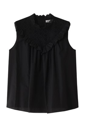 【ビリティス ディセッタン/Bilitis dix-sept ans】のハイネックレースブラウス 人気、トレンドファッション・服の通販 founy(ファニー) ファッション Fashion レディースファッション Fashion for Women トップス・カットソー Cut & Sew Tops キャミソール&ノースリーブ Camisoles & Sleeveless Tops シャツ・ブラウス・オフィスカジュアル Elegant Blouses & Button-Ups シンプル Simple, Minimal ノースリーブ Sleeveless, No-Sleeve ハイネック High Neck, Mock Neck フェミニン Feminine, Girly |ID:prp329100003948480