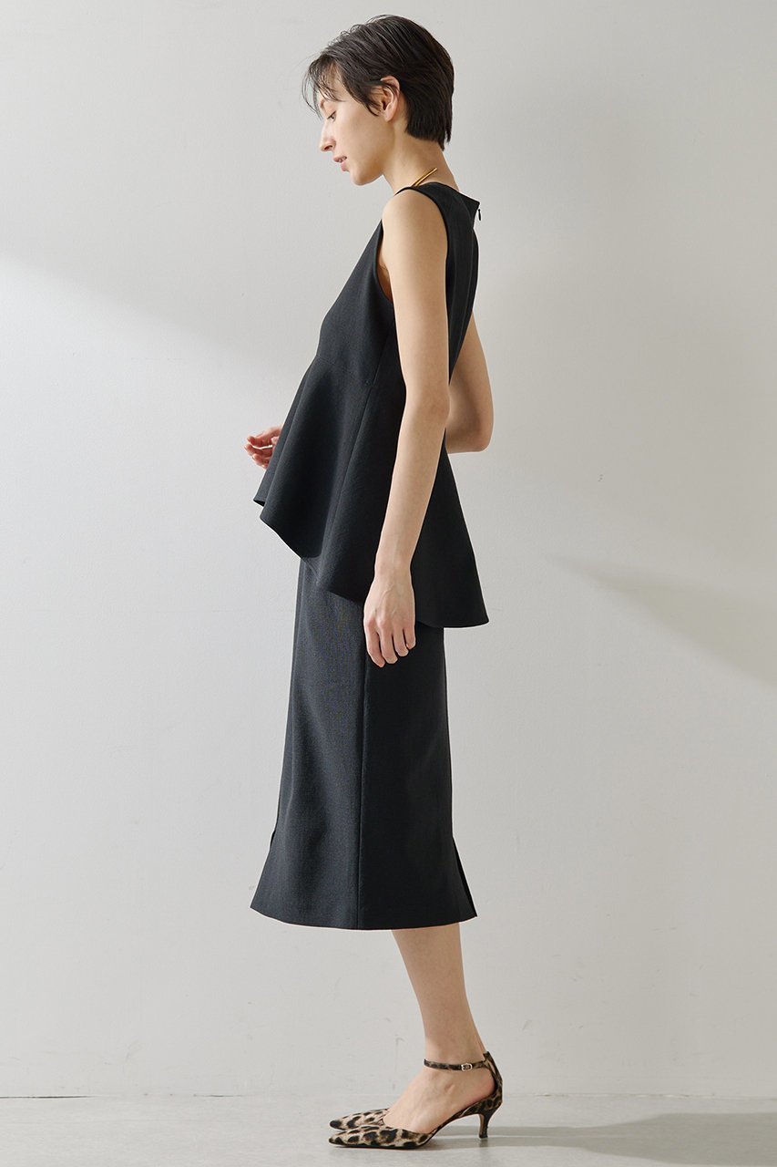 【ウィムガゼット/Whim Gazette】のストレッチブッチャースカート 人気、トレンドファッション・服の通販 founy(ファニー) 　ファッション　Fashion　レディースファッション　WOMEN　スカート　Skirt　おすすめ　Recommend　ストレッチ　Stretch　スリット　Slit　セットアップ　Set Up　タイトスカート　Tight Skirt　ベビー　Baby　ベーシック　Basic　ミドル　Middle　エレガント 上品　Elegant　再入荷　Restock/Back In Stock/Re Arrival　夏　Summer　春　Spring　S/S・春夏　Ss・Spring/Summer　other-4|ID: prp329100003948488 ipo3291000000031249641