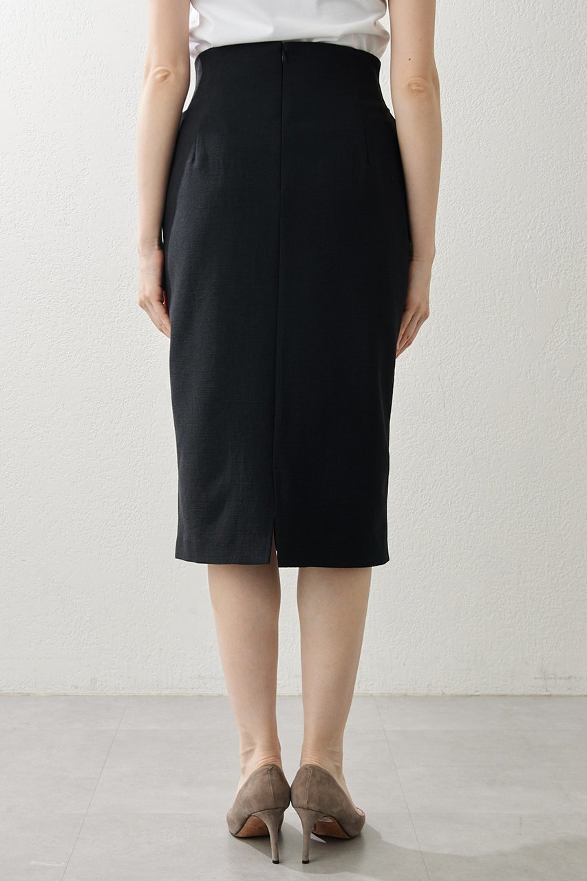 【ウィムガゼット/Whim Gazette】のストレッチブッチャースカート 人気、トレンドファッション・服の通販 founy(ファニー) 　ファッション　Fashion　レディースファッション　WOMEN　スカート　Skirt　おすすめ　Recommend　ストレッチ　Stretch　スリット　Slit　セットアップ　Set Up　タイトスカート　Tight Skirt　ベビー　Baby　ベーシック　Basic　ミドル　Middle　エレガント 上品　Elegant　再入荷　Restock/Back In Stock/Re Arrival　夏　Summer　春　Spring　S/S・春夏　Ss・Spring/Summer　other-8|ID: prp329100003948488 ipo3291000000031323717