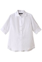 【マルティニーク/martinique】の五分袖パールスキッパー(一部WEB限定カラー) 人気、トレンドファッション・服の通販 founy(ファニー) ファッション Fashion レディースファッション Fashion for Women トップス・カットソー Cut & Sew Tops シャツ・ブラウス・オフィスカジュアル Elegant Blouses & Button-Ups おすすめ Recommended / Our Picks ショート Short, Short Length スキッパー Skipper, Open Collar スリーブ Sleeve, Long Sleeve / Short Sleeve パール Pearl, Pearl Accent リネン Linen, Linen Fabric 夏 Summer 定番 Standard, Basic Item thumbnail ホワイト|ID: prp329100003948491 ipo3291000000032902767