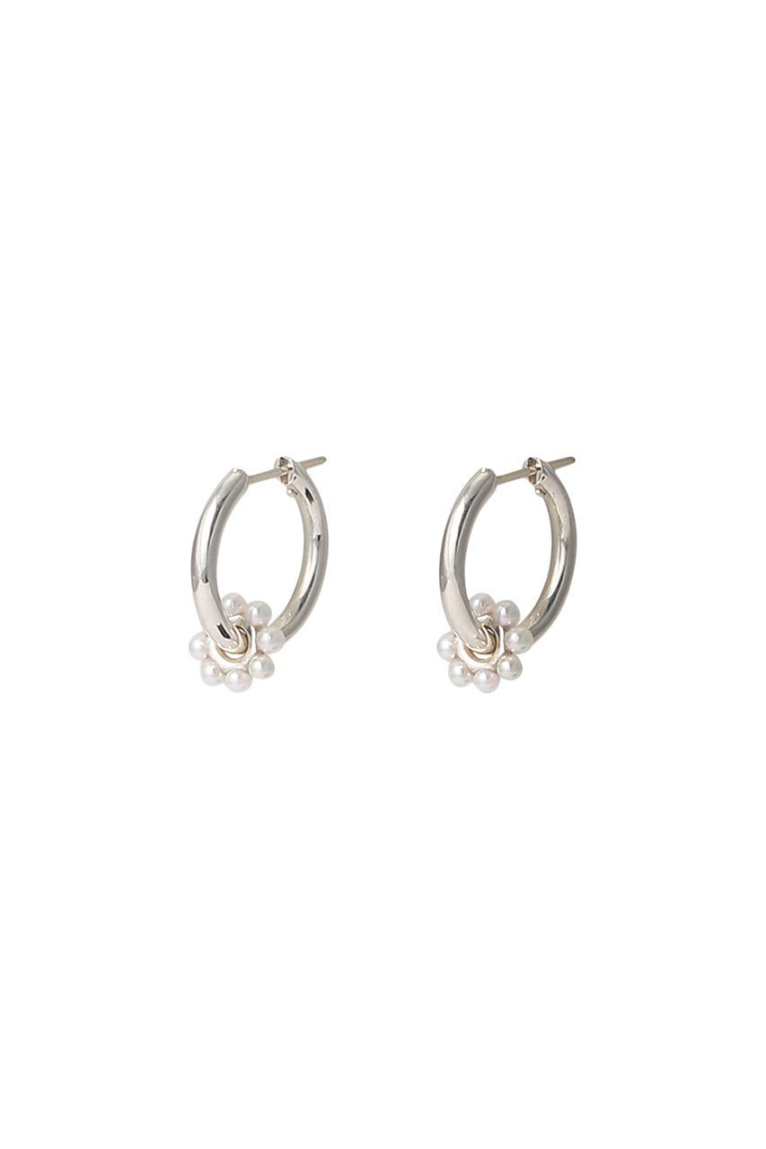 【スピネッリ キルコリーン/Spinelli Kilcollin】のAKOYA BLOOM SILVER HOOPS ピアス インテリア・キッズ・メンズ・レディースファッション・服の通販 founy(ファニー) 　ファッション　Fashion　レディースファッション　WOMEN　ジュエリー　Jewelry　リング　Rings　イヤリング　Earrings　おすすめ　Recommend　イヤリング　Earrings　シンプル　Simple　セットアップ　Set Up　再入荷　Restock/Back In Stock/Re Arrival　シルバー|ID: prp329100003948516 ipo3291000000026042356