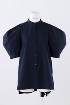 【エンフォルド/ENFOLD】のC/PEブロード ボリュームスリーブSH/シャツ ネイビー|ID: prp329100003951687 ipo3291000000036401401