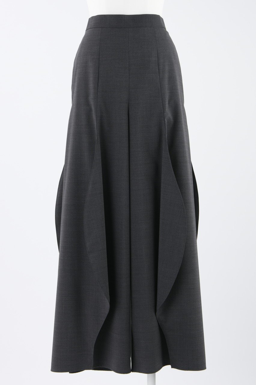 【エンフォルド/ENFOLD】のT/Wトロ Wave ドレープTR/トラウザー・パンツ インテリア・キッズ・メンズ・レディースファッション・服の通販 founy(ファニー) 　ファッション　Fashion　レディースファッション　Fashion for Women　パンツ　Pants & Trousers　ドレープ　Drape, Draping Fabric　パターン　Pattern, Design Print　チャコールグレー|ID: prp329100003951689 ipo3291000000035811569