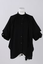 【エンフォルド/ENFOLD】のリネンライク 2way ネックBL/ブラウス ブラック|ID: prp329100003951698 ipo3291000000036401394