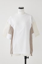 【ナゴンスタンス/nagonstans】のMix Fabric Combi T/SH Tシャツ Salt|ID:prp329100003951718