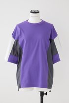 【ナゴンスタンス/nagonstans】のMix Fabric Combi T/SH Tシャツ Lilac|ID: prp329100003951718 ipo3291000000026055422