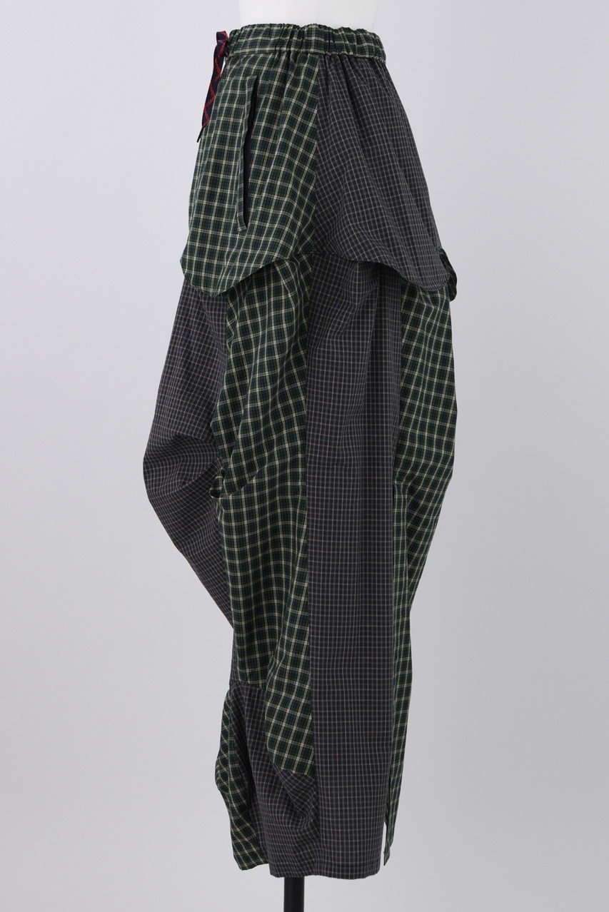 【ナゴンスタンス/nagonstans】のWashed Check コクーンShape SK/スカート 人気、トレンドファッション・服の通販 founy(ファニー) ファッション Fashion レディースファッション Fashion for Women スカート Skirts ロングスカート Long Skirts / Maxi & Midi Skirts コクーン Cocoon, Cocoon Silhouette シンプル Simple, Minimal ストレート Straight, Straight Cut チェック Check, Plaid, Tartan フォルム Silhouette, Form ミックス Mix, Mixed Style ロング Long, Long-Length ワッシャー Washer, Crinkled Finish other-2|ID: prp329100003951720 ipo3291000000035814310