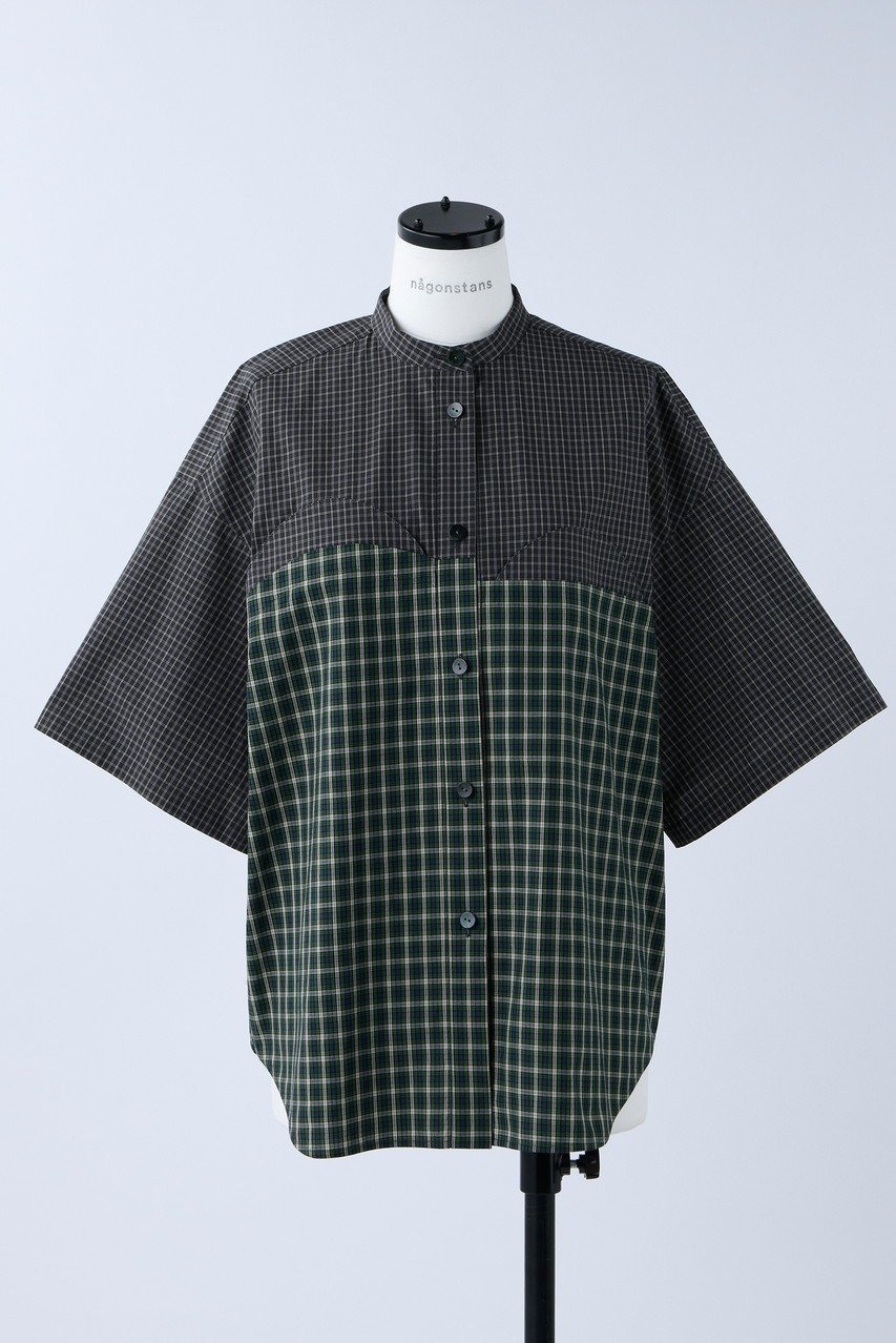 【ナゴンスタンス/nagonstans】のWashed Check SH/シャツ インテリア・キッズ・メンズ・レディースファッション・服の通販 founy(ファニー) 　ファッション　Fashion　レディースファッション　WOMEN　トップス・カットソー　Tops/Tshirt　シャツ/ブラウス　Shirts/Blouses　ショート　Short　スリーブ　Sleeve　チェック　Check　ボックス　Box　ワッシャー　Washer　再入荷　Restock/Back In Stock/Re Arrival　Stone|ID: prp329100003951721 ipo3291000000026055429