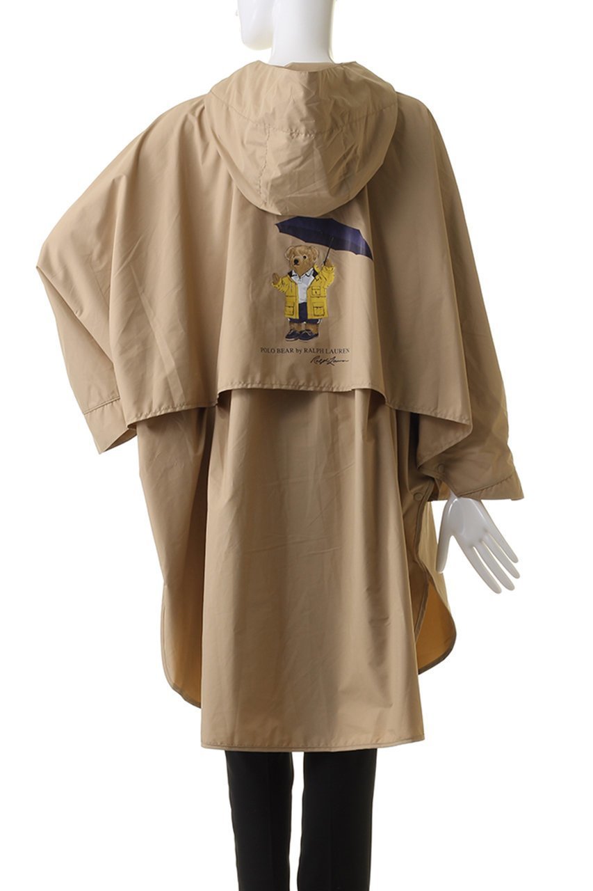 【ポロラルフローレン/POLO RALPH LAUREN】のレインポンチョ ポロベアプリント 人気、トレンドファッション・服の通販 founy(ファニー) 　ファッション　Fashion　レディースファッション　WOMEN　アウター　Coat Outerwear　ポンチョ　Ponchos　傘 / レイングッズ　Umbrellas/Rainwear　イラスト　Illustration　ハンカチ　Handkerchief　フロント　Front　プレーン　Plane　傘　Umbrella　時計　Clock　other-4|ID: prp329100003951734 ipo3291000000031458568
