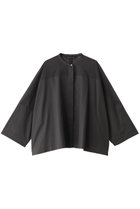 【ミズイロ インド/mizuiro ind】のstand collar sheer shirt シャツ c.gray|ID:prp329100003951750