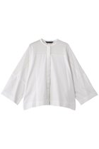 【ミズイロ インド/mizuiro ind】のstand collar sheer shirt シャツ off white|ID:prp329100003951750
