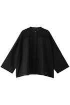 【ミズイロ インド/mizuiro ind】のstand collar sheer shirt シャツ black|ID:prp329100003951750