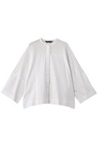 【ミズイロ インド/mizuiro ind】のstand collar sheer shirt シャツ off white|ID: prp329100003951750 ipo3291000000036401533