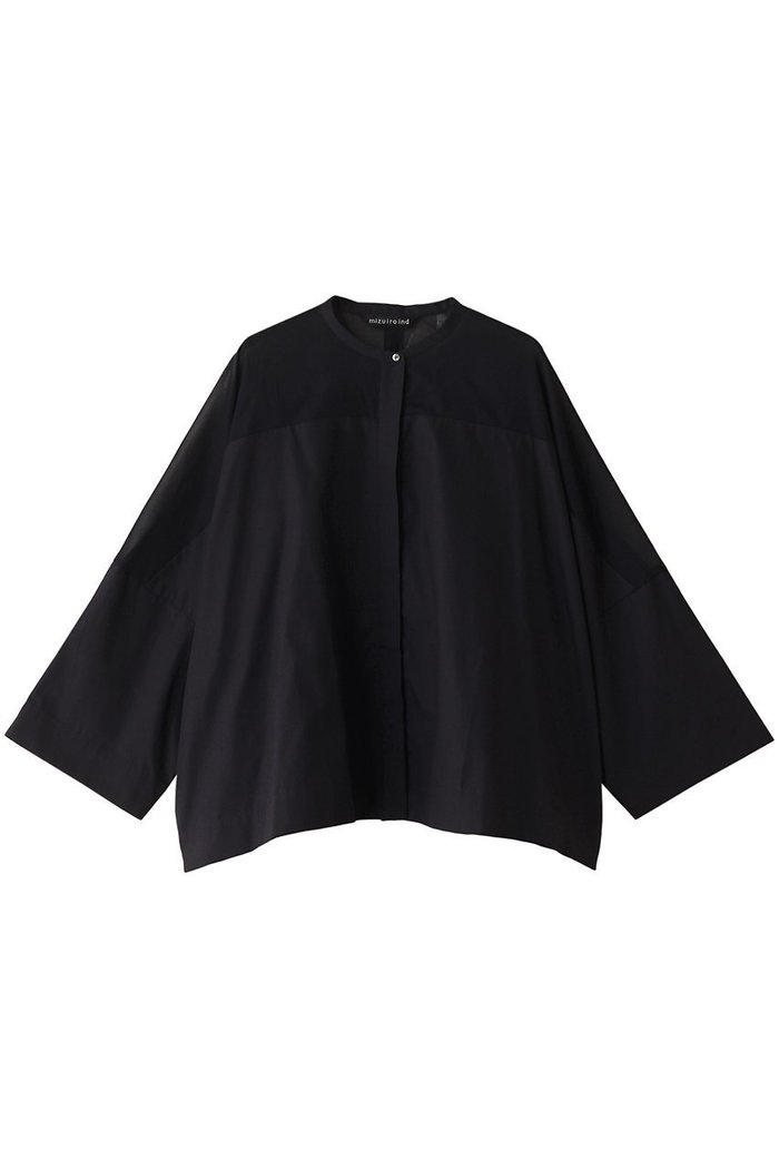 【ミズイロ インド/mizuiro ind】のstand collar sheer shirt シャツ インテリア・キッズ・メンズ・レディースファッション・服の通販 founy(ファニー) https://founy.com/ ファッション Fashion レディースファッション Fashion for Women トップス・カットソー Cut & Sew Tops シャツ・ブラウス・オフィスカジュアル Elegant Blouses & Button-Ups スリーブ Sleeve, Long Sleeve / Short Sleeve トレンド Trend, Trending Now ベーシック Basic, Essential ボックス Boxy, Box Shape ロング Long, Long-Length ワイド Wide, Wide Fit エレガント 上品 Elegant 定番 Standard, Basic Item |ID: prp329100003951750 ipo3291000000036725300