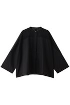 【ミズイロ インド/mizuiro ind】のstand collar sheer shirt シャツ black|ID: prp329100003951750 ipo3291000000036725304