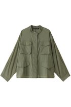 【ミズイロ インド/mizuiro ind】のsheer military shirt シャツ khakiA|ID:prp329100003953533