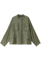 【ミズイロ インド/mizuiro ind】のsheer military shirt シャツ khakiA|ID: prp329100003953533 ipo3291000000028425021