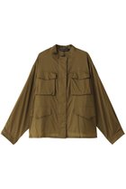 【ミズイロ インド/mizuiro ind】のsheer military shirt シャツ khaki|ID: prp329100003953533 ipo3291000000036725529