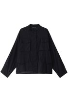 【ミズイロ インド/mizuiro ind】のsheer military shirt シャツ navy|ID: prp329100003953533 ipo3291000000036725531