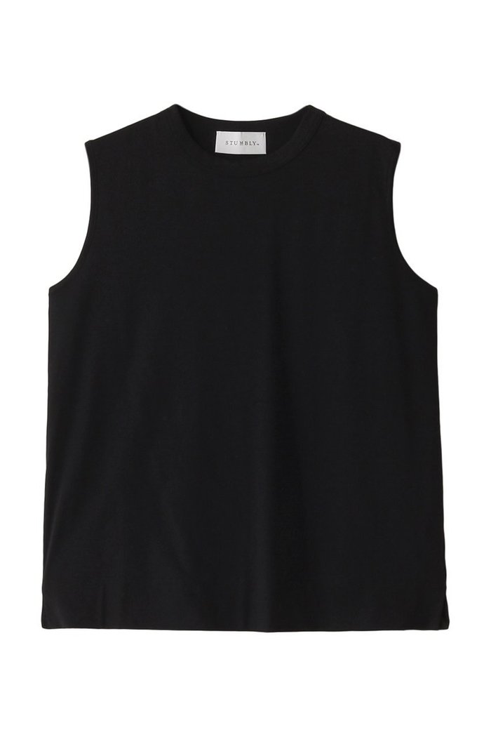 【ヒューエルミュージアム/hueLe Museum】の【STUMBLY】スリーブレストップス インテリア・キッズ・メンズ・レディースファッション・服の通販 founy(ファニー) https://founy.com/ ファッション Fashion レディースファッション Fashion for Women トップス・カットソー Cut & Sew Tops キャミソール&ノースリーブ Camisoles & Sleeveless Tops シャツ・ブラウス・オフィスカジュアル Elegant Blouses & Button-Ups ロングTシャツ・Tシャツ Longline T-Shirts & Tees カットソー・ベーシックTシャツ Cut-and-Sewn Tops / Stretch Tees & Basics なめらか Smooth, Silky Texture キャミソール Camisole, Spaghetti Strap Top シンプル Simple, Minimal スリーブ Sleeve, Long Sleeve / Short Sleeve タンク Tank Top, Sleeveless Top |ID: prp329100003953560 ipo3291000000036986432