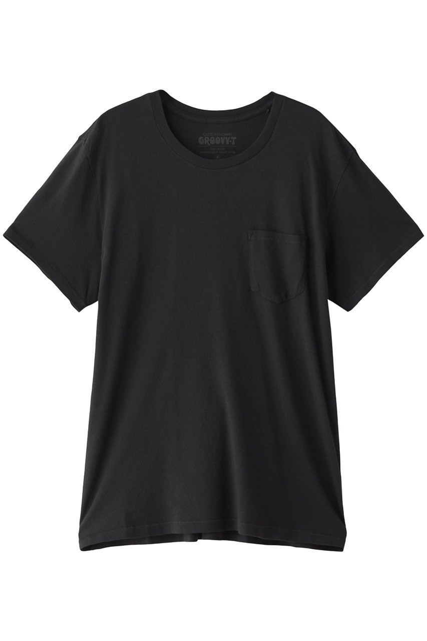 【アウターノウン/OUTERKNOWN / MEN】の【MEN】GROOVY ポケットTシャツ インテリア・キッズ・メンズ・レディースファッション・服の通販 founy(ファニー) 　ファッション　Fashion　メンズファッション　MEN　トップス・カットソー　Tops/Tshirt/Men　シャツ　Shirts　カリフォルニア　California　ショート　Short　シンプル　Simple　スリーブ　Sleeve　ポケット　Pocket　ブラック|ID: prp329100003953562 ipo3291000000026065014